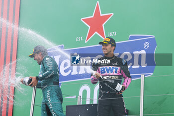 2023-08-27 - GASLY Pierre (fra), Alpine F1 Team A523, portrait podium during the 2023 Formula 1 Heineken Dutch Grand Prix, 13th round of the 2023 Formula One World Championship from August 25 to 28, 2023 on the Zandvoort Circuit, in Zandvoort, Netherlands - F1 - DUTCH GRAND PRIX 2023 - RACE - FORMULA 1 - MOTORS