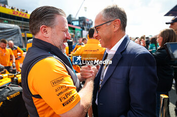 2023-08-27 - BROWN Zak (usa), CEO of of McLaren Racing, DOMENICALI Stefano (ita), Chairman and CEO Formula One Group FOG, portrait during the 2023 Formula 1 Heineken Dutch Grand Prix, 13th round of the 2023 Formula One World Championship from August 25 to 28, 2023 on the Zandvoort Circuit, in Zandvoort, Netherlands - F1 - DUTCH GRAND PRIX 2023 - RACE - FORMULA 1 - MOTORS