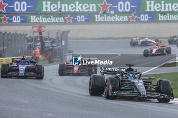 2023-08-27 - 63 RUSSELL George (gbr), Mercedes AMG F1 Team W14, action during the 2023 Formula 1 Heineken Dutch Grand Prix, 13th round of the 2023 Formula One World Championship from August 25 to 28, 2023 on the Zandvoort Circuit, in Zandvoort, Netherlands - F1 - DUTCH GRAND PRIX 2023 - RACE - FORMULA 1 - MOTORS