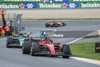 2023-08-27 - 16 LECLERC Charles (mco), Scuderia Ferrari SF-23, action during the 2023 Formula 1 Heineken Dutch Grand Prix, 13th round of the 2023 Formula One World Championship from August 25 to 28, 2023 on the Zandvoort Circuit, in Zandvoort, Netherlands - F1 - DUTCH GRAND PRIX 2023 - RACE - FORMULA 1 - MOTORS