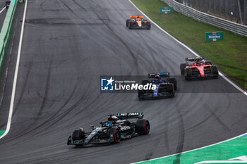 2023-08-27 - 63 RUSSELL George (gbr), Mercedes AMG F1 Team W14, 23 ALBON Alexander (tha), Williams Racing FW45, action during the 2023 Formula 1 Heineken Dutch Grand Prix, 13th round of the 2023 Formula One World Championship from August 25 to 28, 2023 on the Zandvoort Circuit, in Zandvoort, Netherlands - F1 - DUTCH GRAND PRIX 2023 - RACE - FORMULA 1 - MOTORS