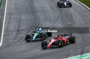 2023-08-27 - 16 LECLERC Charles (mco), Scuderia Ferrari SF-23, 14 ALONSO Fernando (spa), Aston Martin F1 Team AMR23, action during the 2023 Formula 1 Heineken Dutch Grand Prix, 13th round of the 2023 Formula One World Championship from August 25 to 28, 2023 on the Zandvoort Circuit, in Zandvoort, Netherlands - F1 - DUTCH GRAND PRIX 2023 - RACE - FORMULA 1 - MOTORS
