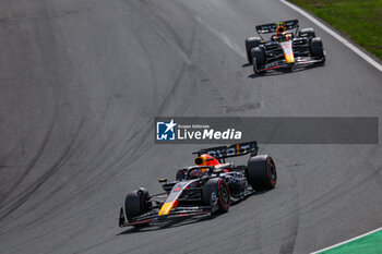 2023-08-27 - 01 VERSTAPPEN Max (nld), Red Bull Racing RB19, 11 PEREZ Sergio (mex), Red Bull Racing RB19, action during the 2023 Formula 1 Heineken Dutch Grand Prix, 13th round of the 2023 Formula One World Championship from August 25 to 28, 2023 on the Zandvoort Circuit, in Zandvoort, Netherlands - F1 - DUTCH GRAND PRIX 2023 - RACE - FORMULA 1 - MOTORS