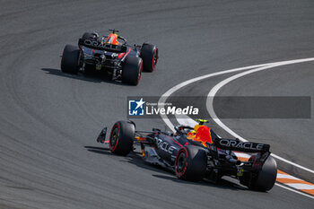 2023-08-27 - 01 VERSTAPPEN Max (nld), Red Bull Racing RB19, 11 PEREZ Sergio (mex), Red Bull Racing RB19, action during the 2023 Formula 1 Heineken Dutch Grand Prix, 13th round of the 2023 Formula One World Championship from August 25 to 28, 2023 on the Zandvoort Circuit, in Zandvoort, Netherlands - F1 - DUTCH GRAND PRIX 2023 - RACE - FORMULA 1 - MOTORS