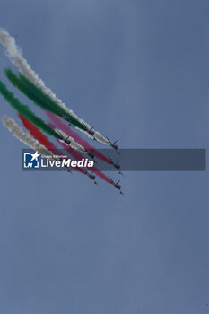 2023-09-03 - FRECCE TRICOLORI airshow

during the Race on Sunday Sept 3rd 2023 FORMULA 1 PIRELLI GRAN PREMIO D’ITALIA 2023 - Sept 1st to Sept 3rd Monza, MB, ITALY - 2023 FORMULA 1 PIRELLI GRAND PREMIO D’ITALIA GRAND PRIX, FORMULA ONE WORLD CHAMPIONSHIP - RACE - FORMULA 1 - MOTORS