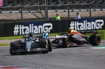 2023-09-03 - 63 RUSSELL George (gbr), Mercedes AMG F1 Team W14, action during the 2023 Formula 1 Pirelli Grand Premio d’Italia Grand Prix, 14th round of the 2023 Formula One World Championship from September 1 to 3, 2023 on the Autodromo Nazionale di Monza, in Monza, Italy - F1 - ITALIAN GRAND PRIX 2023 - RACE - FORMULA 1 - MOTORS