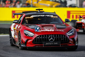 2023-09-03 - Mercedes AMG Safety Car during the 2023 Formula 1 Pirelli Grand Premio d’Italia Grand Prix, 14th round of the 2023 Formula One World Championship from September 1 to 3, 2023 on the Autodromo Nazionale di Monza, in Monza, Italy - F1 - ITALIAN GRAND PRIX 2023 - RACE - FORMULA 1 - MOTORS