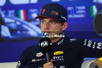2023-09-03 - VERSTAPPEN Max (ned), Red Bull Racing RB19, portrait press conference during the 2023 Formula 1 Pirelli Grand Premio d’Italia Grand Prix, 14th round of the 2023 Formula One World Championship from September 1 to 3, 2023 on the Autodromo Nazionale di Monza, in Monza, Italy - F1 - ITALIAN GRAND PRIX 2023 - RACE - FORMULA 1 - MOTORS