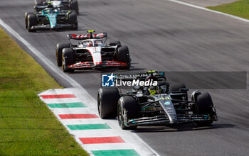 2023-09-03 - 44 HAMILTON Lewis (gbr), Mercedes AMG F1 Team W14, action during the 2023 Formula 1 Pirelli Grand Premio d’Italia Grand Prix, 14th round of the 2023 Formula One World Championship from September 1 to 3, 2023 on the Autodromo Nazionale di Monza, in Monza, Italy - F1 - ITALIAN GRAND PRIX 2023 - RACE - FORMULA 1 - MOTORS