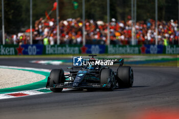 2023-09-03 - 63 RUSSELL George (gbr), Mercedes AMG F1 Team W14, action during the 2023 Formula 1 Pirelli Grand Premio d’Italia Grand Prix, 14th round of the 2023 Formula One World Championship from September 1 to 3, 2023 on the Autodromo Nazionale di Monza, in Monza, Italy - F1 - ITALIAN GRAND PRIX 2023 - RACE - FORMULA 1 - MOTORS