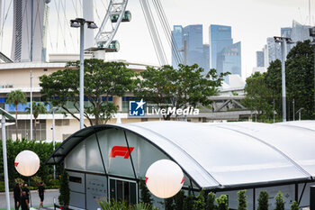 2023-09-14 - paddock illustration during the 2023 Formula 1 Singapore Airlines Singapore Grand Prix, 15th round of the 2023 Formula One World Championship from September 15 to 17, 2023 on the Marina Bay Street Circuit, in Singapore - F1 - SINGAPORE GRAND PRIX 2023 - FORMULA 1 - MOTORS