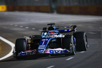 2023-09-15 - 31 OCON Esteban (fra), Alpine F1 Team A523, action during the 2023 Formula 1 Singapore Airlines Singapore Grand Prix, 15th round of the 2023 Formula One World Championship from September 15 to 17, 2023 on the Marina Bay Street Circuit, in Singapore - F1 - SINGAPORE GRAND PRIX 2023 - FORMULA 1 - MOTORS