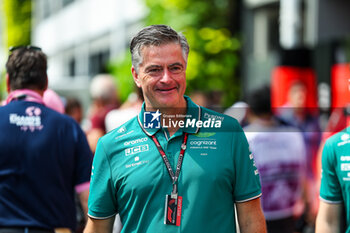 2023-09-16 - STEVENSON Andy, Sporting Director of Aston Martin F1 Team, portrait during the 2023 Formula 1 Singapore Airlines Singapore Grand Prix, 15th round of the 2023 Formula One World Championship from September 15 to 17, 2023 on the Marina Bay Street Circuit, in Singapore - F1 - SINGAPORE GRAND PRIX 2023 - FORMULA 1 - MOTORS