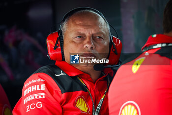 2023-09-16 - VASSEUR Frédéric (fra), Team Principal & General Manager of the Scuderia Ferrari, portrait during the 2023 Formula 1 Singapore Airlines Singapore Grand Prix, 15th round of the 2023 Formula One World Championship from September 15 to 17, 2023 on the Marina Bay Street Circuit, in Singapore - F1 - SINGAPORE GRAND PRIX 2023 - FORMULA 1 - MOTORS