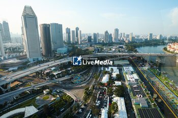 2023-09-16 - illustration, landscape, paysage, city, skyline during the 2023 Formula 1 Singapore Airlines Singapore Grand Prix, 15th round of the 2023 Formula One World Championship from September 15 to 17, 2023 on the Marina Bay Street Circuit, in Singapore - F1 - SINGAPORE GRAND PRIX 2023 - FORMULA 1 - MOTORS