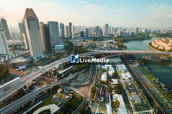 2023-09-16 - illustration, landscape, paysage, city skyline during the 2023 Formula 1 Singapore Airlines Singapore Grand Prix, 15th round of the 2023 Formula One World Championship from September 15 to 17, 2023 on the Marina Bay Street Circuit, in Singapore - F1 - SINGAPORE GRAND PRIX 2023 - FORMULA 1 - MOTORS