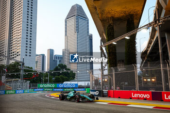 2023-09-16 - 18 STROLL Lance (can), Aston Martin F1 Team AMR23, action during the 2023 Formula 1 Singapore Airlines Singapore Grand Prix, 15th round of the 2023 Formula One World Championship from September 15 to 17, 2023 on the Marina Bay Street Circuit, in Singapore - F1 - SINGAPORE GRAND PRIX 2023 - FORMULA 1 - MOTORS