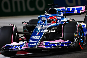 2023-09-16 - 31 OCON Esteban (fra), Alpine F1 Team A523, action during the 2023 Formula 1 Singapore Airlines Singapore Grand Prix, 15th round of the 2023 Formula One World Championship from September 15 to 17, 2023 on the Marina Bay Street Circuit, in Singapore - F1 - SINGAPORE GRAND PRIX 2023 - FORMULA 1 - MOTORS
