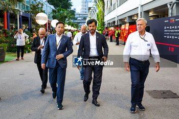 2023-09-17 - BEN SULAYEM Mohammed (uae), President of the FIA, portrait during the 2023 Formula 1 Singapore Airlines Singapore Grand Prix, 15th round of the 2023 Formula One World Championship from September 15 to 17, 2023 on the Marina Bay Street Circuit, in Singapore - F1 - SINGAPORE GRAND PRIX 2023 - RACE - FORMULA 1 - MOTORS
