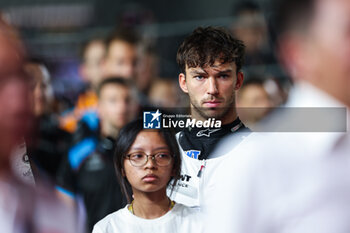 2023-09-17 - GASLY Pierre (fra), Alpine F1 Team A523, portrait during the 2023 Formula 1 Singapore Airlines Singapore Grand Prix, 15th round of the 2023 Formula One World Championship from September 15 to 17, 2023 on the Marina Bay Street Circuit, in Singapore - F1 - SINGAPORE GRAND PRIX 2023 - RACE - FORMULA 1 - MOTORS