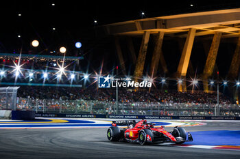 2023-09-17 - 16 LECLERC Charles (mco), Scuderia Ferrari SF-23, action during the 2023 Formula 1 Singapore Airlines Singapore Grand Prix, 15th round of the 2023 Formula One World Championship from September 15 to 17, 2023 on the Marina Bay Street Circuit, in Singapore - F1 - SINGAPORE GRAND PRIX 2023 - RACE - FORMULA 1 - MOTORS