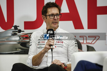 2023-09-22 - SHOVLIN Andrew, Mercedes AMG F1 Team trackside engineering director, portrait press conference during the 2023 Formula 1 Lenovo Japanese Grand Prix, 16th round of the 2023 Formula One World Championship from September 22 to 24, 2023 on the Suzuka International Racing Course, in Suzuka - F1 - JAPANESE GRAND PRIX 2023 - FORMULA 1 - MOTORS