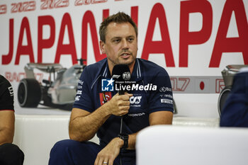2023-09-22 - EDDOLLS Jonathan, Alpine F1 Team head of trackside engineering, portrait, press conference during the 2023 Formula 1 Lenovo Japanese Grand Prix, 16th round of the 2023 Formula One World Championship from September 22 to 24, 2023 on the Suzuka International Racing Course, in Suzuka - F1 - JAPANESE GRAND PRIX 2023 - FORMULA 1 - MOTORS