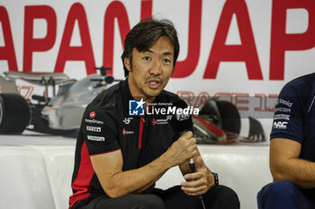 2023-09-22 - KOMATSU Ayao (jpn), Chief Engineer of Haas F1 Team, portrait press conference during the 2023 Formula 1 Lenovo Japanese Grand Prix, 16th round of the 2023 Formula One World Championship from September 22 to 24, 2023 on the Suzuka International Racing Course, in Suzuka - F1 - JAPANESE GRAND PRIX 2023 - FORMULA 1 - MOTORS
