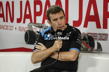 2023-09-22 - FAMIN Bruno (fra), Team Principal of Alpine F1 Team, portrait press conference during the 2023 Formula 1 Lenovo Japanese Grand Prix, 16th round of the 2023 Formula One World Championship from September 22 to 24, 2023 on the Suzuka International Racing Course, in Suzuka - F1 - JAPANESE GRAND PRIX 2023 - FORMULA 1 - MOTORS