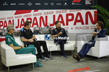 2023-09-22 - KRACK Mike (ger), Team Principal and CEO of Aston Martin F1 Team, portrait HORNER Christian (gbr), Team Principal of Red Bull Racing, portrait FAMIN Bruno (fra), Team Principal of Alpine F1 Team, portrait press conference during the 2023 Formula 1 Lenovo Japanese Grand Prix, 16th round of the 2023 Formula One World Championship from September 22 to 24, 2023 on the Suzuka International Racing Course, in Suzuka - F1 - JAPANESE GRAND PRIX 2023 - FORMULA 1 - MOTORS