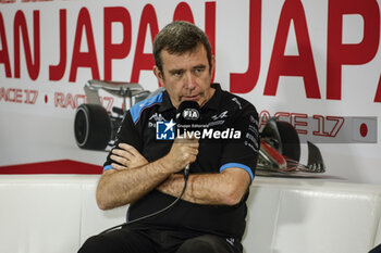 2023-09-22 - FAMIN Bruno (fra), Team Principal of Alpine F1 Team, portrait press conference during the 2023 Formula 1 Lenovo Japanese Grand Prix, 16th round of the 2023 Formula One World Championship from September 22 to 24, 2023 on the Suzuka International Racing Course, in Suzuka - F1 - JAPANESE GRAND PRIX 2023 - FORMULA 1 - MOTORS