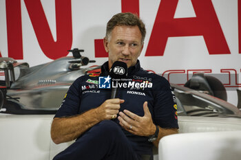 2023-09-22 - HORNER Christian (gbr), Team Principal of Red Bull Racing, portrait press conference during the 2023 Formula 1 Lenovo Japanese Grand Prix, 16th round of the 2023 Formula One World Championship from September 22 to 24, 2023 on the Suzuka International Racing Course, in Suzuka - F1 - JAPANESE GRAND PRIX 2023 - FORMULA 1 - MOTORS