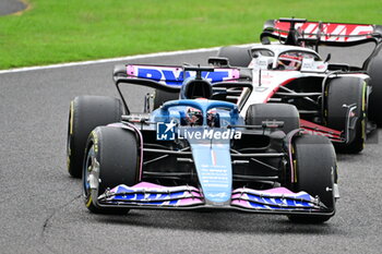 2023-09-22 - 31 OCON Esteban (fra), Alpine F1 Team A523, action during the 2023 Formula 1 Lenovo Japanese Grand Prix, 16th round of the 2023 Formula One World Championship from September 22 to 24, 2023 on the Suzuka International Racing Course, in Suzuka - F1 - JAPANESE GRAND PRIX 2023 - FORMULA 1 - MOTORS