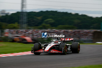 2023-09-22 - 20 MAGNUSSEN Kevin (den), Haas F1 Team VF-23 Ferrari, action during the 2023 Formula 1 Lenovo Japanese Grand Prix, 16th round of the 2023 Formula One World Championship from September 22 to 24, 2023 on the Suzuka International Racing Course, in Suzuka - F1 - JAPANESE GRAND PRIX 2023 - FORMULA 1 - MOTORS