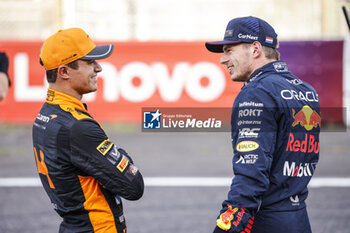 2023-09-23 - NORRIS Lando (gbr), McLaren F1 Team MCL60, portrait VERSTAPPEN Max (ned), Red Bull Racing RB19, portrait during the 2023 Formula 1 Lenovo Japanese Grand Prix, 16th round of the 2023 Formula One World Championship from September 22 to 24, 2023 on the Suzuka International Racing Course, in Suzuka - F1 - JAPANESE GRAND PRIX 2023 - FORMULA 1 - MOTORS