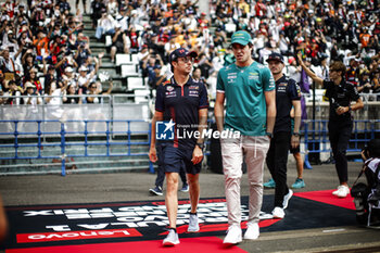 2023-09-24 - PEREZ Sergio (mex), Red Bull Racing RB19, portrait STROLL Lance (can), Aston Martin F1 Team AMR23, portrait during the 2023 Formula 1 Lenovo Japanese Grand Prix, 16th round of the 2023 Formula One World Championship from September 22 to 24, 2023 on the Suzuka International Racing Course, in Suzuka - F1 - JAPANESE GRAND PRIX 2023 - RACE - FORMULA 1 - MOTORS