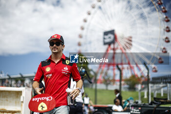 2023-09-24 - LECLERC Charles (mco), Scuderia Ferrari SF-23, portrait during the 2023 Formula 1 Lenovo Japanese Grand Prix, 16th round of the 2023 Formula One World Championship from September 22 to 24, 2023 on the Suzuka International Racing Course, in Suzuka - F1 - JAPANESE GRAND PRIX 2023 - RACE - FORMULA 1 - MOTORS