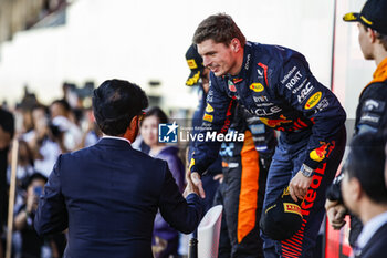 2023-09-24 - VERSTAPPEN Max (ned), Red Bull Racing RB19, portrait BEN SULAYEM Mohammed (uae), President of the FIA, portrait during the 2023 Formula 1 Lenovo Japanese Grand Prix, 16th round of the 2023 Formula One World Championship from September 22 to 24, 2023 on the Suzuka International Racing Course, in Suzuka - F1 - JAPANESE GRAND PRIX 2023 - RACE - FORMULA 1 - MOTORS