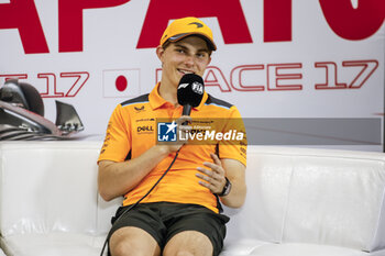 2023-09-24 - PIASTRI Oscar (aus), McLaren F1 Team MCL60, portrait press conference during the 2023 Formula 1 Lenovo Japanese Grand Prix, 16th round of the 2023 Formula One World Championship from September 22 to 24, 2023 on the Suzuka International Racing Course, in Suzuka - F1 - JAPANESE GRAND PRIX 2023 - RACE - FORMULA 1 - MOTORS