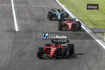 2023-09-24 - 16 LECLERC Charles (mco), Scuderia Ferrari SF-23, action during the 2023 Formula 1 Lenovo Japanese Grand Prix, 16th round of the 2023 Formula One World Championship from September 22 to 24, 2023 on the Suzuka International Racing Course, in Suzuka - F1 - JAPANESE GRAND PRIX 2023 - RACE - FORMULA 1 - MOTORS