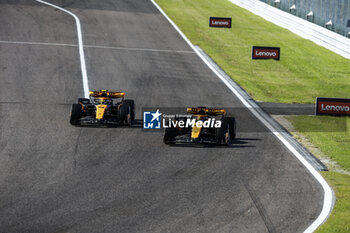 2023-09-24 - 04 NORRIS Lando (gbr), McLaren F1 Team MCL60, action 81 PIASTRI Oscar (aus), McLaren F1 Team MCL60, action during the 2023 Formula 1 Lenovo Japanese Grand Prix, 16th round of the 2023 Formula One World Championship from September 22 to 24, 2023 on the Suzuka International Racing Course, in Suzuka - F1 - JAPANESE GRAND PRIX 2023 - RACE - FORMULA 1 - MOTORS