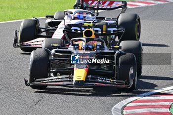 2023-09-24 - 11 PEREZ Sergio (mex), Red Bull Racing RB19, action during the 2023 Formula 1 Lenovo Japanese Grand Prix, 16th round of the 2023 Formula One World Championship from September 22 to 24, 2023 on the Suzuka International Racing Course, in Suzuka - F1 - JAPANESE GRAND PRIX 2023 - RACE - FORMULA 1 - MOTORS
