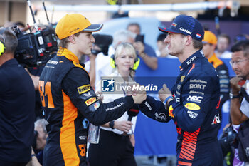2023-09-24 - PIASTRI Oscar (aus), McLaren F1 Team MCL60, portrait VERSTAPPEN Max (ned), Red Bull Racing RB19, portrait during the 2023 Formula 1 Lenovo Japanese Grand Prix, 16th round of the 2023 Formula One World Championship from September 22 to 24, 2023 on the Suzuka International Racing Course, in Suzuka - F1 - JAPANESE GRAND PRIX 2023 - RACE - FORMULA 1 - MOTORS