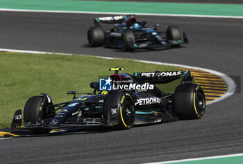 2023-09-24 - 44 HAMILTON Lewis (gbr), Mercedes AMG F1 Team W14, action 63 RUSSELL George (gbr), Mercedes AMG F1 Team W14, action during the 2023 Formula 1 Lenovo Japanese Grand Prix, 16th round of the 2023 Formula One World Championship from September 22 to 24, 2023 on the Suzuka International Racing Course, in Suzuka - F1 - JAPANESE GRAND PRIX 2023 - RACE - FORMULA 1 - MOTORS