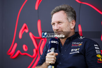 2023-10-06 - HORNER Christian (gbr), Team Principal of Red Bull Racing, portrait during the 2023 Formula 1 Qatar Grand Prix, 17th round of the 2023 Formula One World Championship from October 6 to 8, 2023 on the Lusail International Circuit, in Doha, Qatar - F1 - QATAR GRAND PRIX 2023 - FORMULA 1 - MOTORS