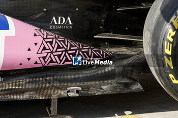 2023-10-06 - Alpine F1 Team A523, mechanical detail bodywork, carrosserie, aerodynamism, aerodynamic, aerodynamics during the 2023 Formula 1 Qatar Grand Prix, 17th round of the 2023 Formula One World Championship from October 6 to 8, 2023 on the Lusail International Circuit, in Doha, Qatar - F1 - QATAR GRAND PRIX 2023 - FORMULA 1 - MOTORS