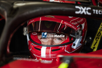 2023-10-06 - LECLERC Charles (mco), Scuderia Ferrari SF-23, portrait during the 2023 Formula 1 Qatar Grand Prix, 17th round of the 2023 Formula One World Championship from October 6 to 8, 2023 on the Lusail International Circuit, in Doha, Qatar - F1 - QATAR GRAND PRIX 2023 - FORMULA 1 - MOTORS