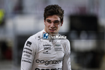 2023-10-06 - STROLL Lance (can), Aston Martin F1 Team AMR23, portrait during the 2023 Formula 1 Qatar Grand Prix, 17th round of the 2023 Formula One World Championship from October 6 to 8, 2023 on the Lusail International Circuit, in Doha, Qatar - F1 - QATAR GRAND PRIX 2023 - FORMULA 1 - MOTORS