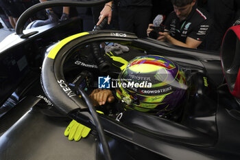 2023-10-06 - HAMILTON Lewis (gbr), Mercedes AMG F1 Team W14, portrait during the 2023 Formula 1 Qatar Grand Prix, 17th round of the 2023 Formula One World Championship from October 6 to 8, 2023 on the Lusail International Circuit, in Doha, Qatar - F1 - QATAR GRAND PRIX 2023 - FORMULA 1 - MOTORS