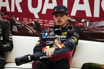 2023-10-06 - VERSTAPPEN Max (ned), Red Bull Racing RB19, portrait press conference during the 2023 Formula 1 Qatar Grand Prix, 17th round of the 2023 Formula One World Championship from October 6 to 8, 2023 on the Lusail International Circuit, in Doha, Qatar - F1 - QATAR GRAND PRIX 2023 - FORMULA 1 - MOTORS